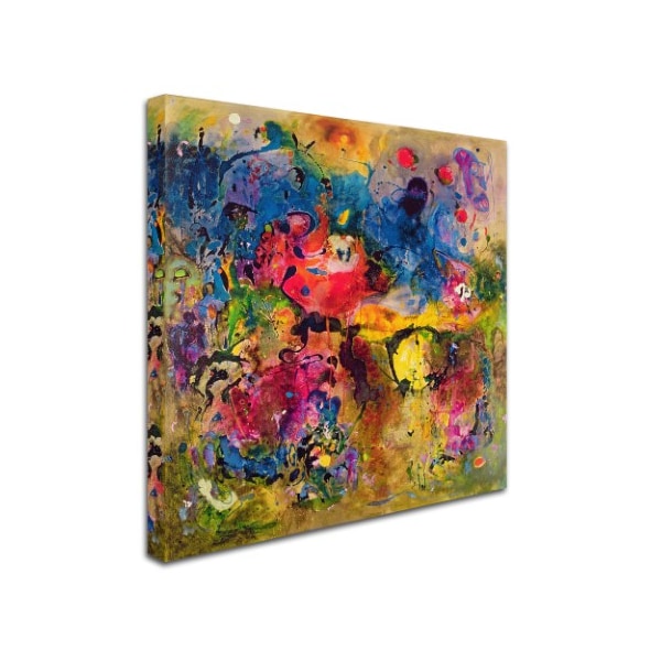 Jane Deakin 'Garden Of Heavenly And Earthly Delights' Canvas Art,35x35